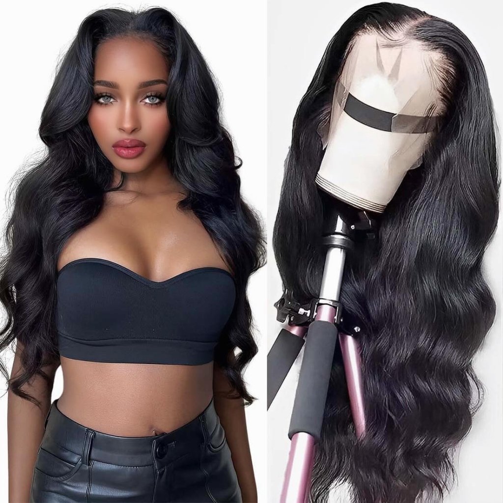 13x4 Body Wave HD Lace Front Wigs Human Hair Glueless Bob Wigs