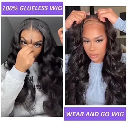 13x4 Body Wave HD Lace Front Wigs Human Hair Glueless Bob Wigs