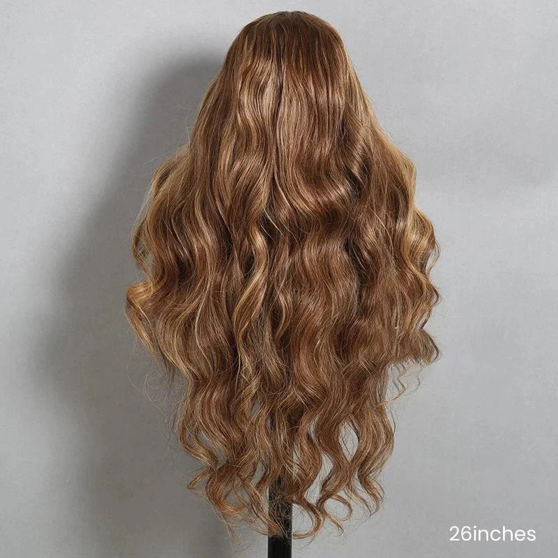 Charming Honey Blonde Body Wave Wig