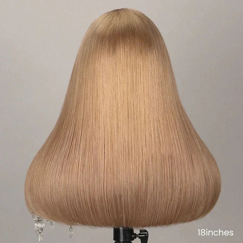 Easily Care Pre-cut Lace Straight Bob Haircut Wig