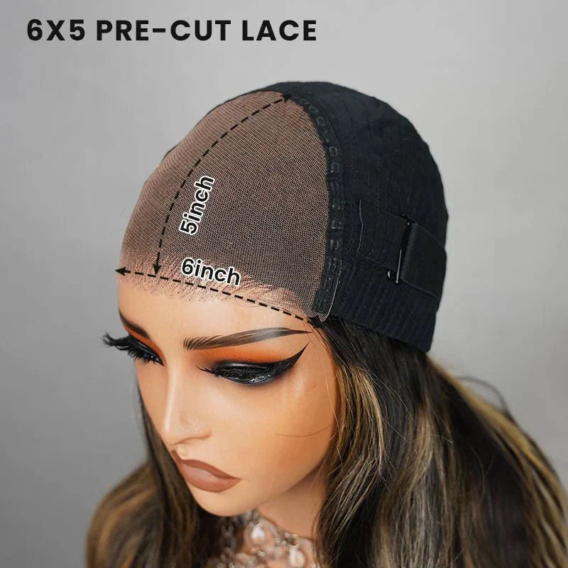 Easily Care Pre-cut Lace Straight Bob Haircut Wig