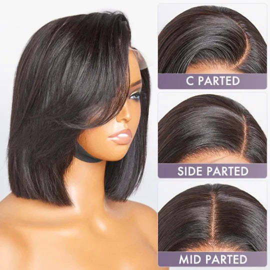 Pre-bleached Lace Front Bob Wigs