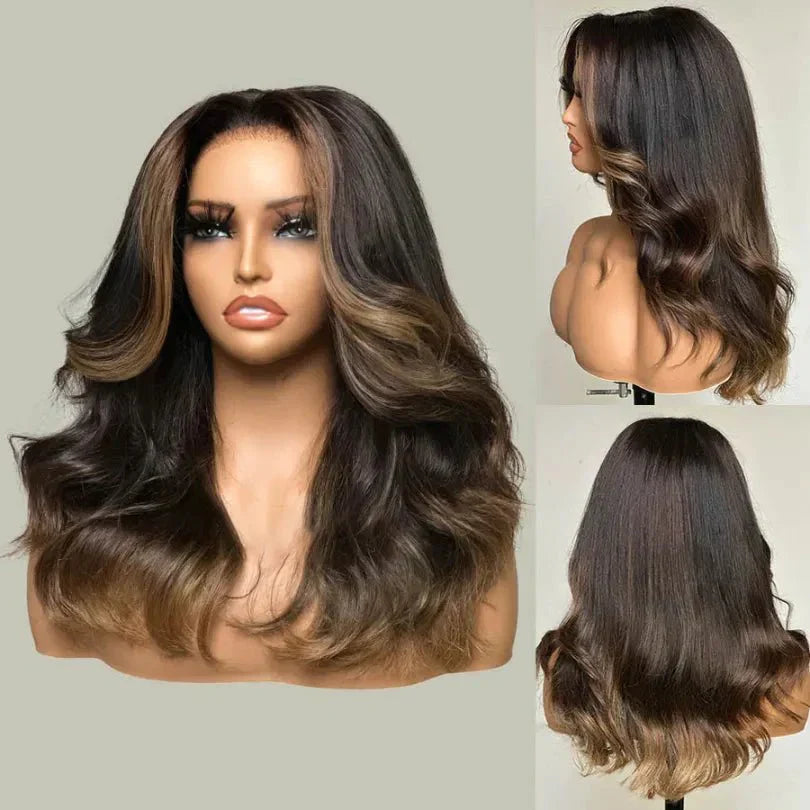 Shoulder Length Loose Wave Wigs for Women
