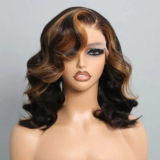 12 Inches Loose Body Wave Bob Style Wig