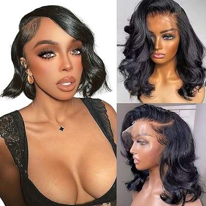 Bob Wig Human Hair13x4 Lace Front Wigs for Black Women Pre Plucked Baby Hair