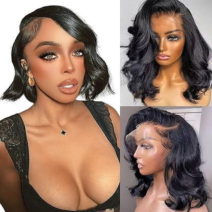 Bob Wig Human Hair13x4 Lace Front Wigs for Black Women Pre Plucked Baby Hair
