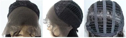 Jennifer Hudson Stylish Short Natural Straight Jet Black Lace Front Wig 8 Inches